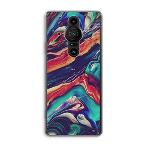CaseCompany Chameleon Sun: Sony Xperia Pro-I Transparant Hoesje