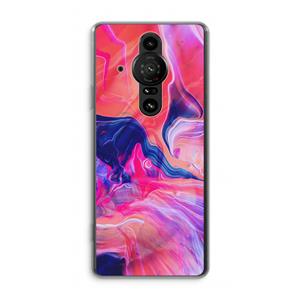 CaseCompany Earth And Ocean: Sony Xperia Pro-I Transparant Hoesje