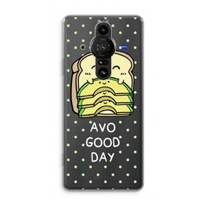 CaseCompany Avo Good Day: Sony Xperia Pro-I Transparant Hoesje