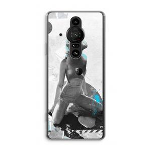 CaseCompany I will not feel a thing: Sony Xperia Pro-I Transparant Hoesje