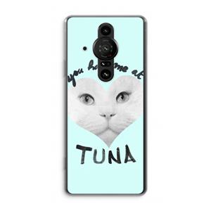 CaseCompany You had me at tuna: Sony Xperia Pro-I Transparant Hoesje