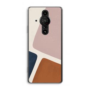 CaseCompany Geo #2: Sony Xperia Pro-I Transparant Hoesje
