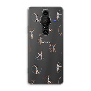 CaseCompany Dancing #3: Sony Xperia Pro-I Transparant Hoesje
