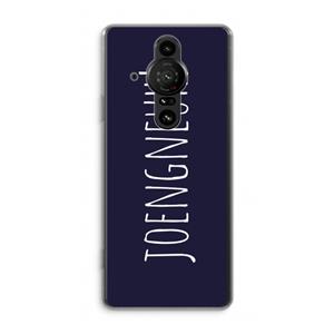 CaseCompany Joengneuh!: Sony Xperia Pro-I Transparant Hoesje