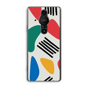 CaseCompany Illustratieve pop 1: Sony Xperia Pro-I Transparant Hoesje