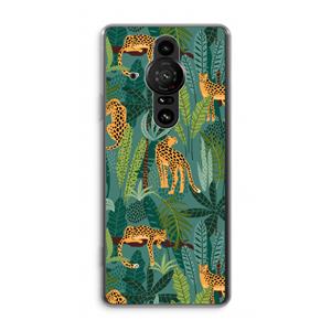 CaseCompany Luipaard 2: Sony Xperia Pro-I Transparant Hoesje