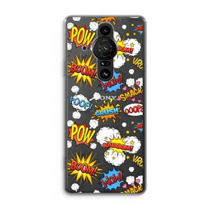 CaseCompany Pow Smack: Sony Xperia Pro-I Transparant Hoesje