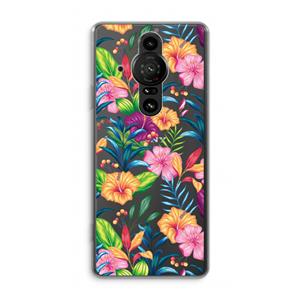 CaseCompany Tropisch 2: Sony Xperia Pro-I Transparant Hoesje