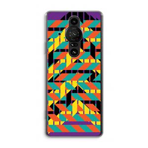 CaseCompany Skew Bee 2: Sony Xperia Pro-I Transparant Hoesje