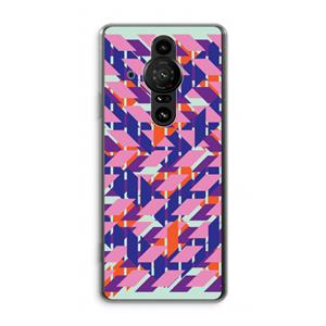 CaseCompany Skew Blush 3: Sony Xperia Pro-I Transparant Hoesje