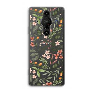 CaseCompany Sweet little flowers: Sony Xperia Pro-I Transparant Hoesje