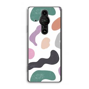 CaseCompany Memphis Shapes: Sony Xperia Pro-I Transparant Hoesje