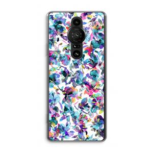 CaseCompany Hibiscus Flowers: Sony Xperia Pro-I Transparant Hoesje