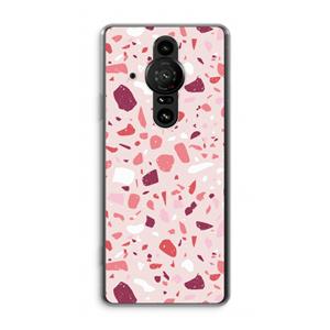 CaseCompany Terrazzo N°15: Sony Xperia Pro-I Transparant Hoesje