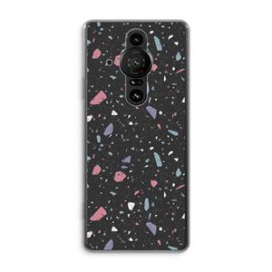 CaseCompany Terrazzo N°16: Sony Xperia Pro-I Transparant Hoesje