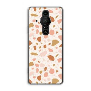 CaseCompany Terrazzo N°18: Sony Xperia Pro-I Transparant Hoesje