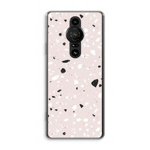 CaseCompany Terrazzo N°20: Sony Xperia Pro-I Transparant Hoesje