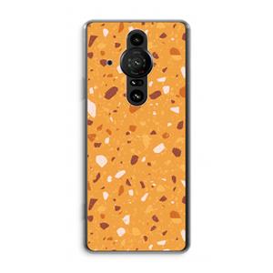 CaseCompany Terrazzo N°24: Sony Xperia Pro-I Transparant Hoesje