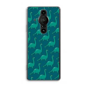 CaseCompany Diplodocus: Sony Xperia Pro-I Transparant Hoesje