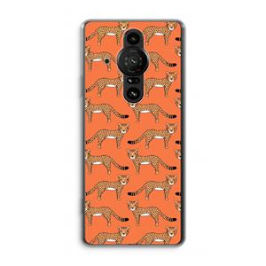 CaseCompany Cheetah: Sony Xperia Pro-I Transparant Hoesje