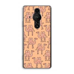 CaseCompany Kameel: Sony Xperia Pro-I Transparant Hoesje