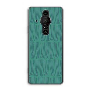 CaseCompany Swirls: Sony Xperia Pro-I Transparant Hoesje