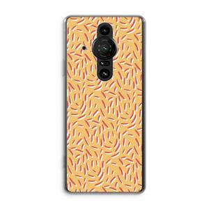 CaseCompany Camouflage: Sony Xperia Pro-I Transparant Hoesje