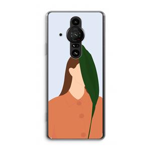 CaseCompany Leaf: Sony Xperia Pro-I Transparant Hoesje