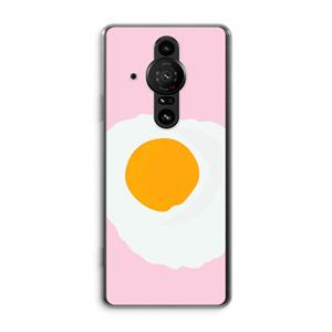 CaseCompany Sunny side up: Sony Xperia Pro-I Transparant Hoesje