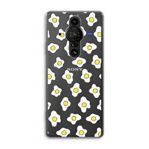 CaseCompany Spiegeleitjes: Sony Xperia Pro-I Transparant Hoesje
