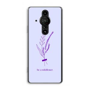 CaseCompany Be a wildflower: Sony Xperia Pro-I Transparant Hoesje
