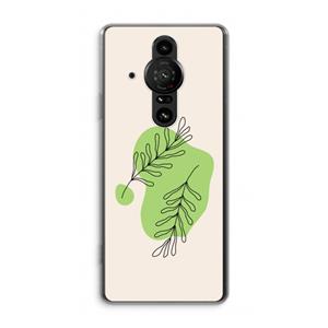 CaseCompany Beleaf in you: Sony Xperia Pro-I Transparant Hoesje