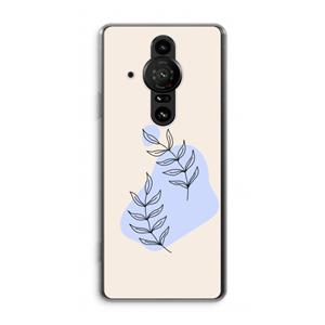 CaseCompany Leaf me if you can: Sony Xperia Pro-I Transparant Hoesje