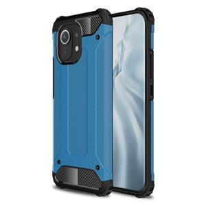 Lunso Armor Guard backcover hoes - Xiaomi Mi 11 - Licht Blauw