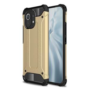 Lunso Armor Guard backcover hoes - Xiaomi Mi 11 - Goud