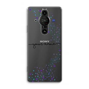 CaseCompany Sterren: Sony Xperia Pro-I Transparant Hoesje