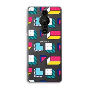 CaseCompany 8-bit N°7: Sony Xperia Pro-I Transparant Hoesje