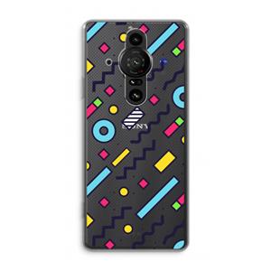 CaseCompany 8-bit N°8: Sony Xperia Pro-I Transparant Hoesje