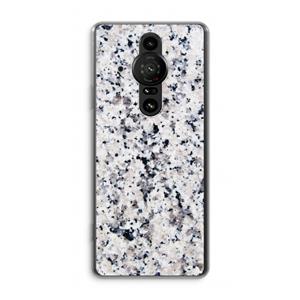 CaseCompany Gespikkelde marmer: Sony Xperia Pro-I Transparant Hoesje