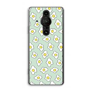CaseCompany Spiegeleitjes: Sony Xperia Pro-I Transparant Hoesje