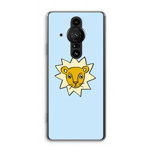 CaseCompany Kleine leeuw: Sony Xperia Pro-I Transparant Hoesje
