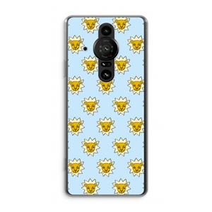 CaseCompany Leeuwenkoppen: Sony Xperia Pro-I Transparant Hoesje