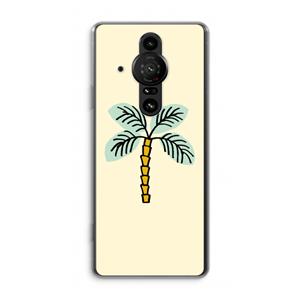 CaseCompany Palmboom: Sony Xperia Pro-I Transparant Hoesje