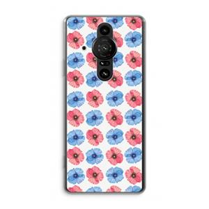 CaseCompany Klaproosjes: Sony Xperia Pro-I Transparant Hoesje