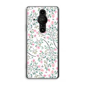 CaseCompany Sierlijke bloemen: Sony Xperia Pro-I Transparant Hoesje