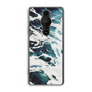 CaseCompany Golven: Sony Xperia Pro-I Transparant Hoesje