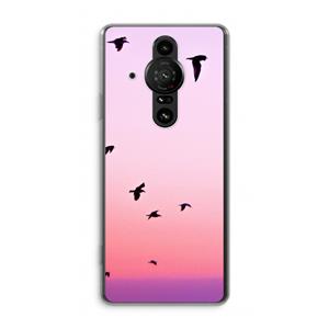 CaseCompany Fly away: Sony Xperia Pro-I Transparant Hoesje