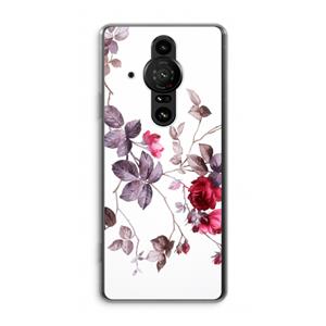 CaseCompany Mooie bloemen: Sony Xperia Pro-I Transparant Hoesje