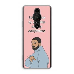 CaseCompany Hotline bling: Sony Xperia Pro-I Transparant Hoesje