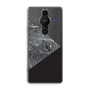 CaseCompany Combinatie marmer: Sony Xperia Pro-I Transparant Hoesje
